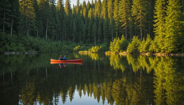 Partir en excursion en canoë sur la rivière