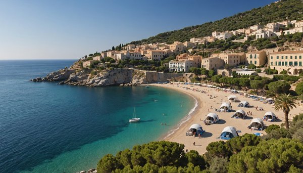Top campings en bord de mer sur la méditerranée à découvrir